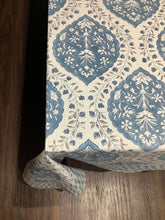 Load image into Gallery viewer, TAMIL BLUE Table Cover and Napkin Set (Cotton Canvas)