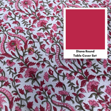 Load image into Gallery viewer, DIANA Round Table Cover and Napkin Set