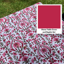 Load image into Gallery viewer, DIANA Rectangular Table Cover and Napkin Set