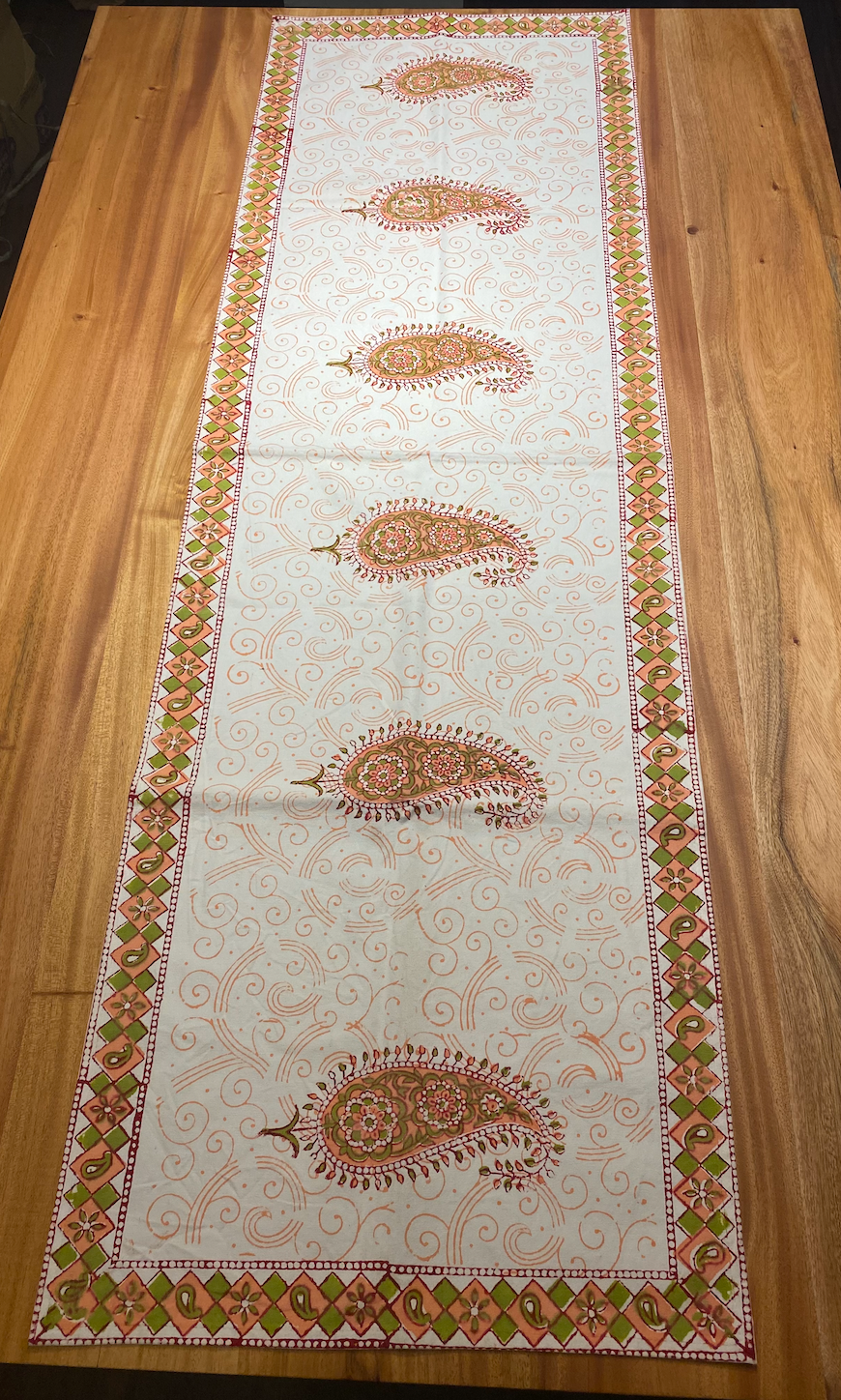 PAISLEY Table Runner – HandBlocked Boutique Ph