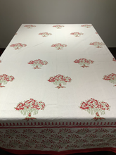 Load image into Gallery viewer, RUDRA RED Table Cover and Napkin Set