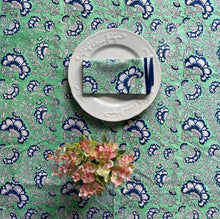 Load image into Gallery viewer, MUNIRA GREEN Table Cover and Napkin set