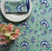 Load image into Gallery viewer, MUNIRA GREEN Table Cover and Napkin set