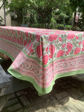 Load image into Gallery viewer, KAMAL ON WHITE Table Cover