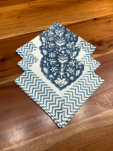 Load image into Gallery viewer, TAMIL BLUE Table Cover and Napkin Set (Cotton)