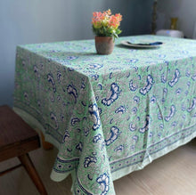 Load image into Gallery viewer, MUNIRA GREEN Table Cover and Napkin set