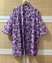 Load image into Gallery viewer, ANISHA PURPLE Short Kimono

