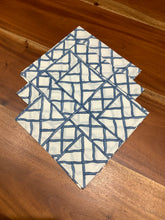 Load image into Gallery viewer, BAMBUSA BLUE Placemat and Napkin Set
