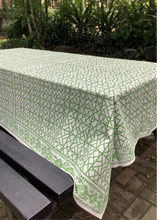 Load image into Gallery viewer, BAMBUSA GREEN Table Cover (Cotton Canvas)
