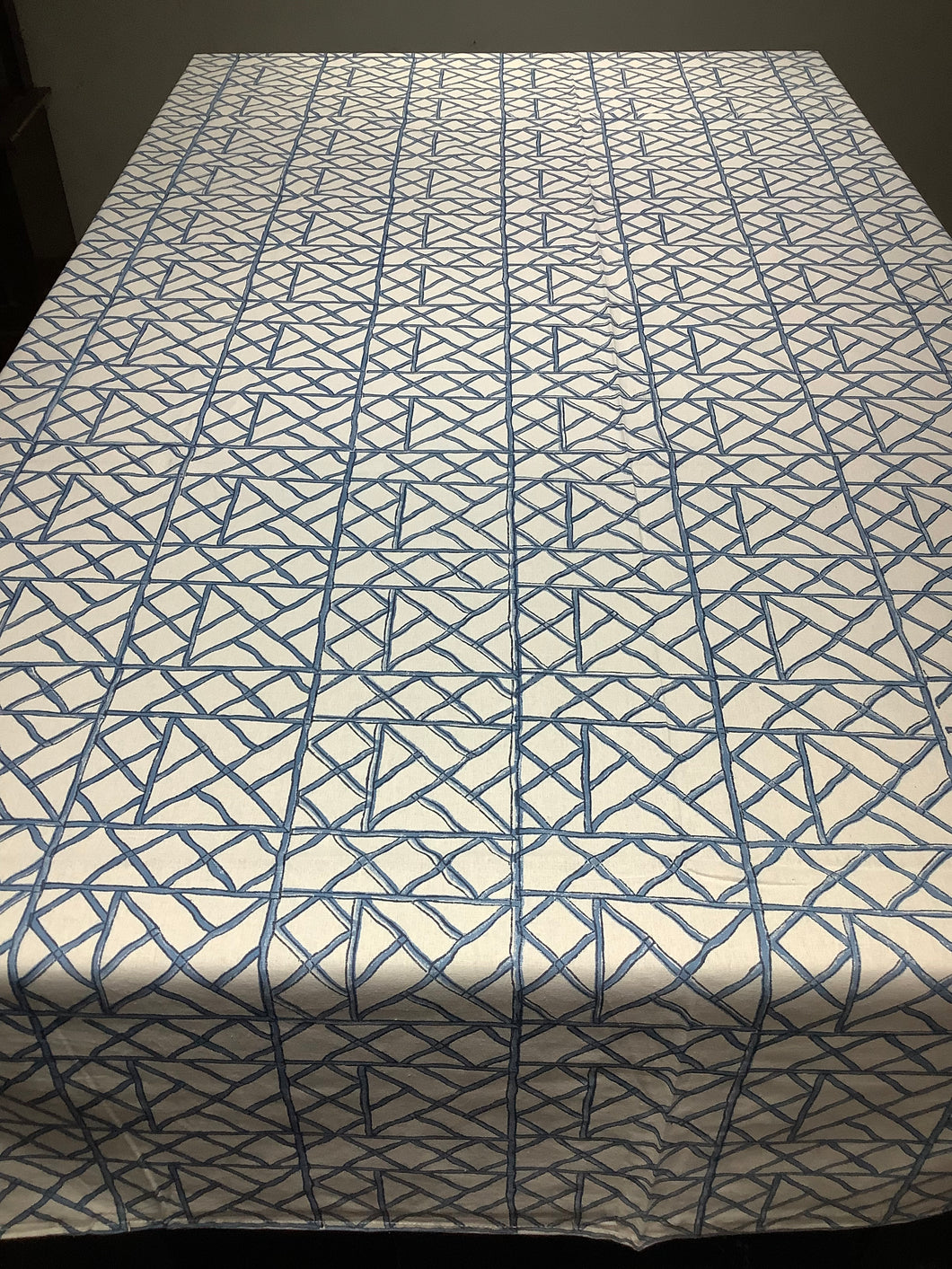 BAMBUSA BLUE Table Cover (Cotton)