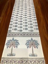 Load image into Gallery viewer, PALMA Blue Table Runner
