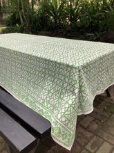 Load image into Gallery viewer, BAMBUSA GREEN Table Cover (Cotton Canvas)
