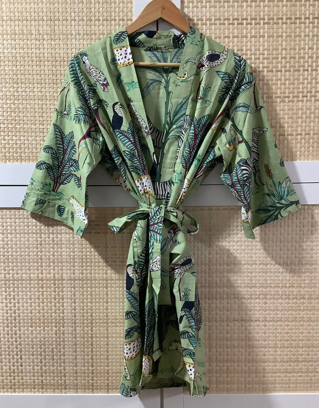 ENA GREEN Short Kimono