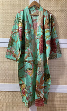 Load image into Gallery viewer, AMIDA TURQUOISE Long Kimono
