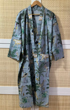 Load image into Gallery viewer, ENA TROPICAL BLUE Long Kimono
