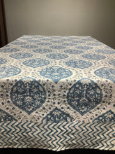 Load image into Gallery viewer, TAMIL BLUE Table Cover (Cotton)
