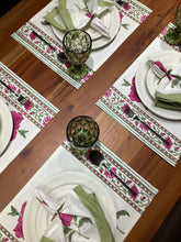 Load image into Gallery viewer, BOUGAINVILLEA Placemat and Napkin Set

