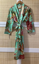Load image into Gallery viewer, AMIDA TURQUOISE Long Kimono
