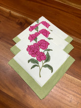 Load image into Gallery viewer, BOUGAINVILLEA Placemat and Napkin Set

