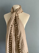 Load image into Gallery viewer, DUPATTA OAT Pompom Scarf
