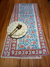 Load image into Gallery viewer, SHALEENA BLUE Table Runner

