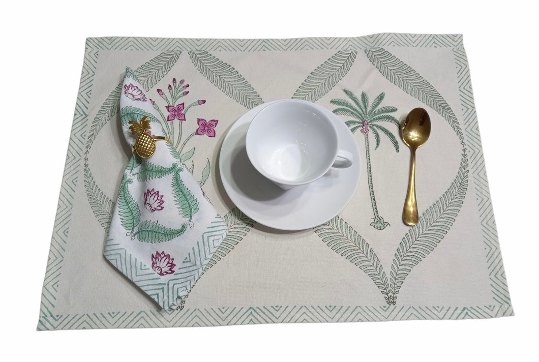 COCO and FLOWER Placemat and Napkin Set