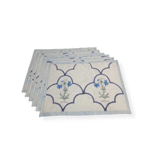 Load image into Gallery viewer, FELICIA BLUE Placemat and Napkin Set
