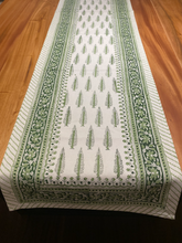 Load image into Gallery viewer, PINE GREEN Table Runner
