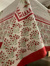 Load image into Gallery viewer, RUDRA RED Table Cover and Napkin Set
