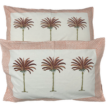 Load image into Gallery viewer, PALMA PEACH Pillow Cover
