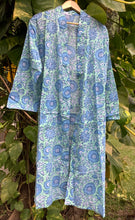 Load image into Gallery viewer, BLUE DAISY Long Kimono
