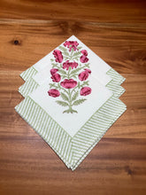 Load image into Gallery viewer, SHALEENA GREEN Placemat and Napkin Set
