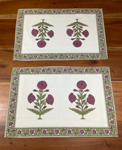 Load image into Gallery viewer, OLIVE AND MULBERRY Placemat and Napkin Set

