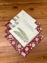 Load image into Gallery viewer, FERN Table Cover and Napkin Set
