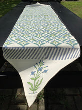 Load image into Gallery viewer, BLUE FLORA Table Runner
