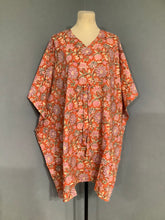 Load image into Gallery viewer, ELAINE ORANGE Short Kaftan

