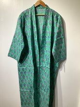 Load image into Gallery viewer, GREEN POME Long Kimono

