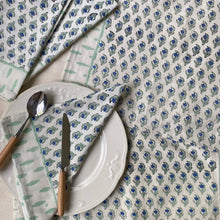 Load image into Gallery viewer, VIOLET and LEAF Placemat and Napkin Set
