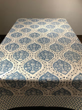 Load image into Gallery viewer, TAMIL BLUE Table Cover only (Cotton Canvas)

