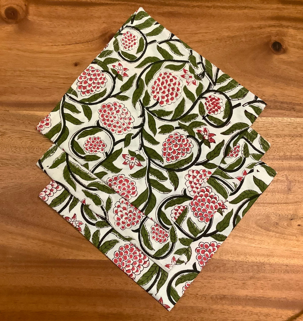 SHALEENA Green Napkin Set