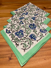 Load image into Gallery viewer, BLUE PETAL Napkin Set
