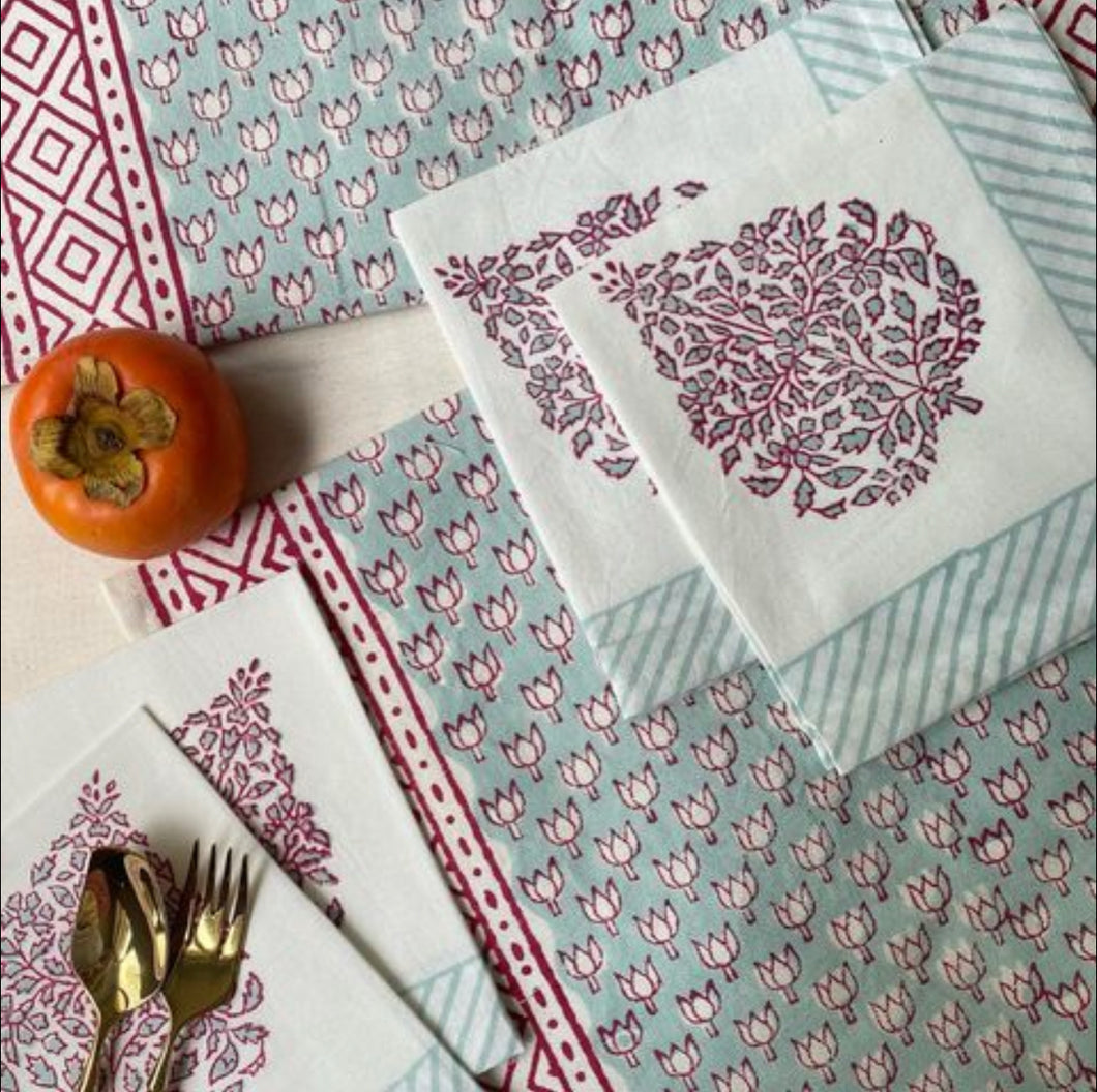 LEAF and GEO Placemat and Napkin Set