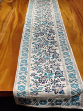 Load image into Gallery viewer, BLUE ROSE Table Runner
