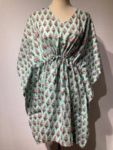 Load image into Gallery viewer, IRENE TEAL Short Kaftan
