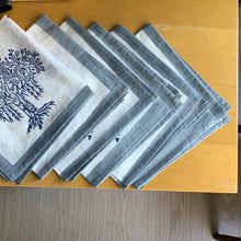 Load image into Gallery viewer, NAPKIN Set Grey Tree on White
