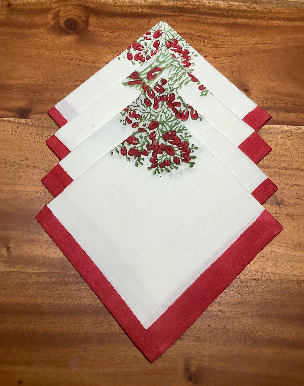 RUDRA RED Napkins Set