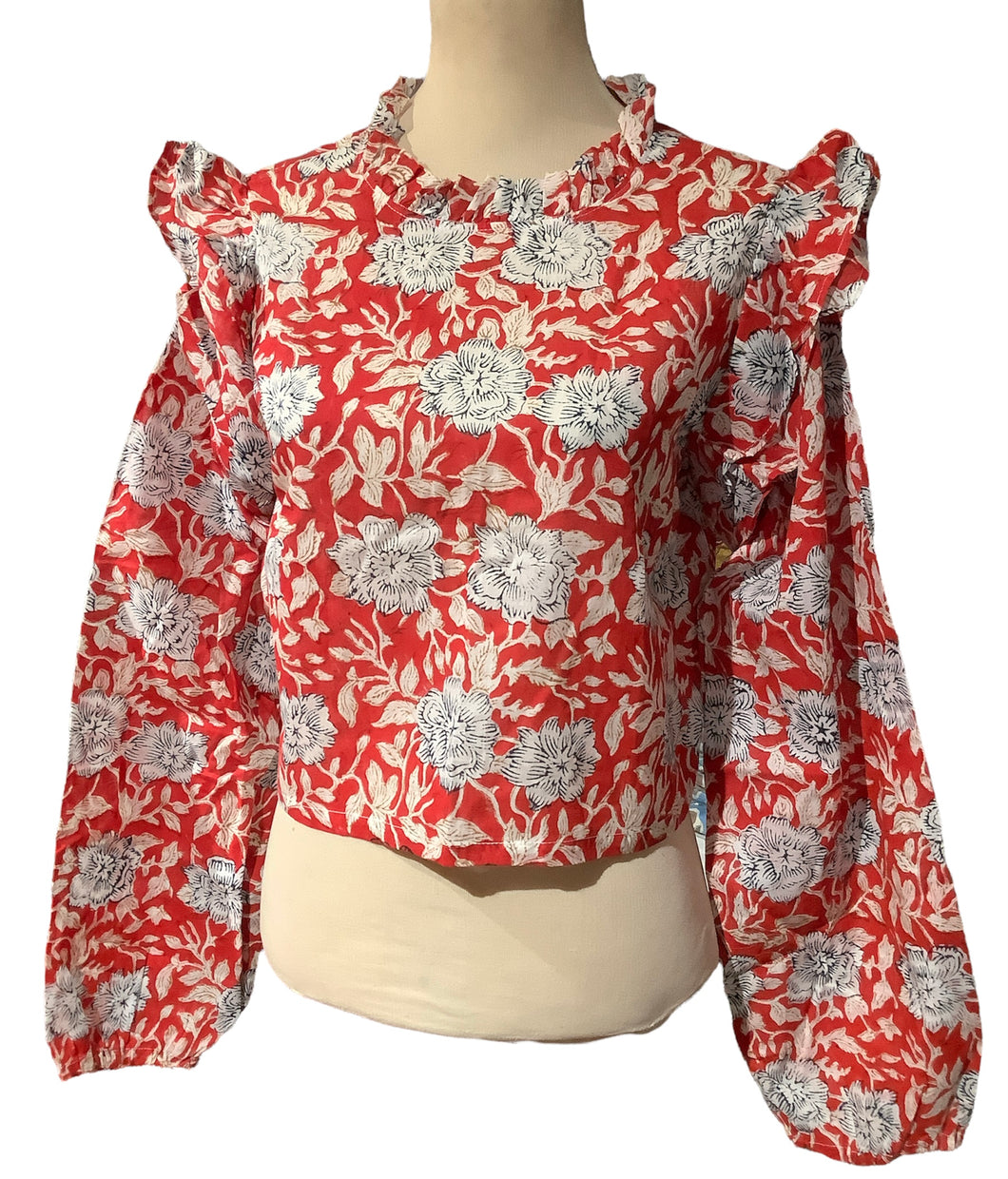 ATARAH Long Sleeve Crop Top