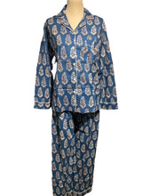 Load image into Gallery viewer, VINE ON BLUE Pajama Set

