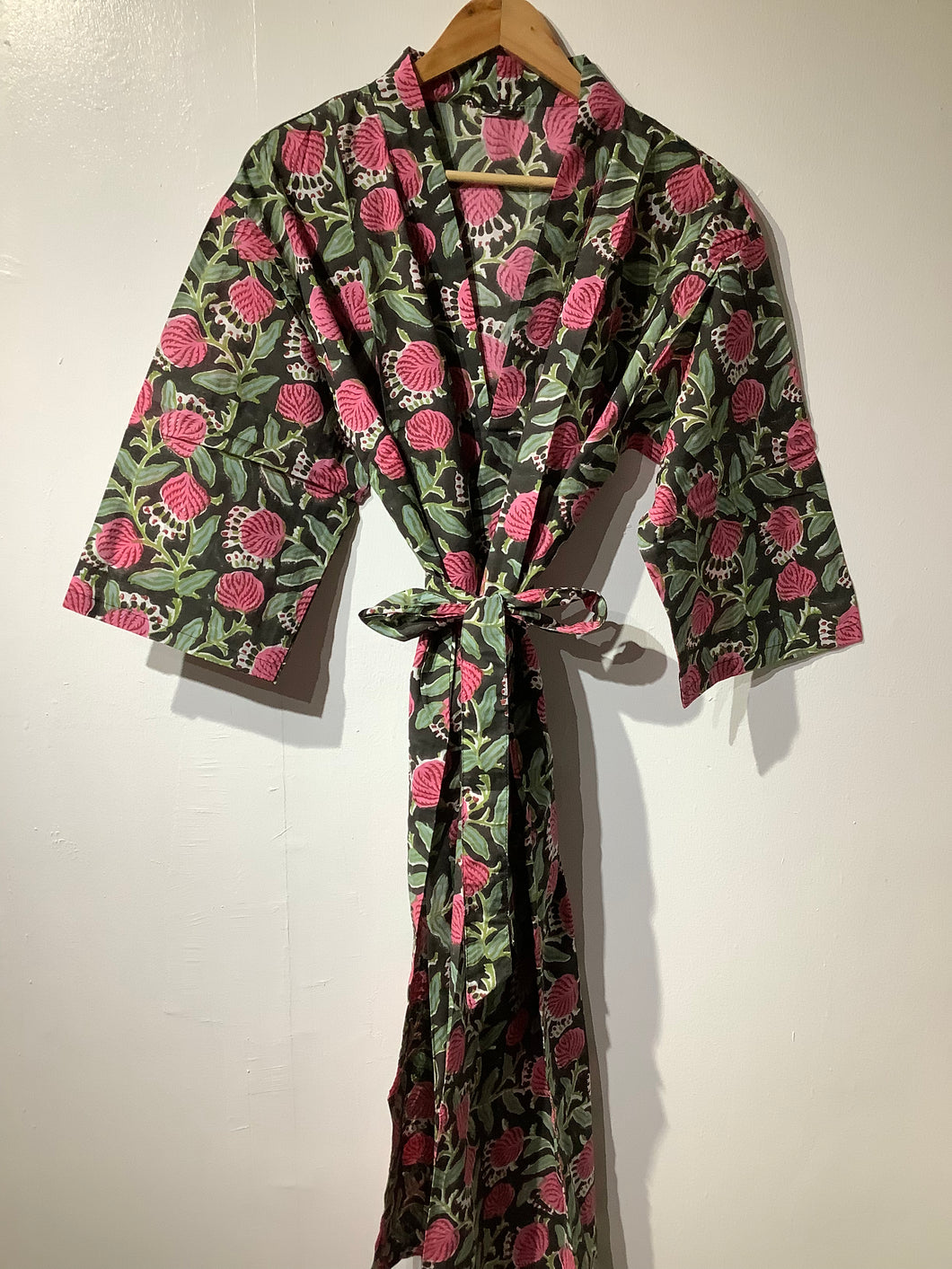 PINK ROSY Long Kimono