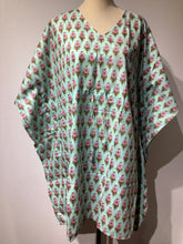 Load image into Gallery viewer, IRENE TEAL Short Kaftan
